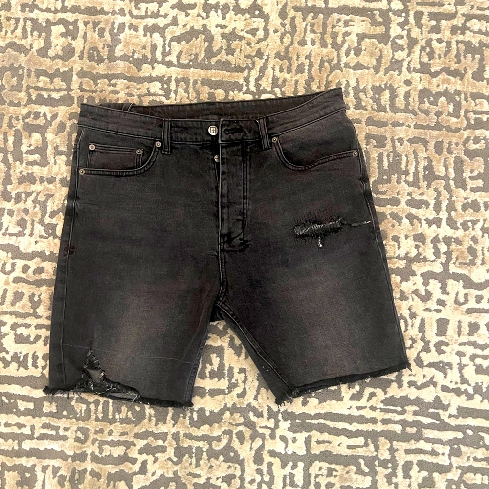 Ksubi Chopper Shorts Ciner Trashed Size 34 100% Authentic Like New